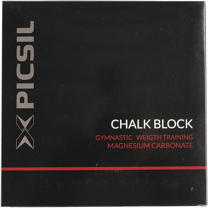 PICSIL Chalk Block - Magnesium in Block or Dust for Gymnastics, Climbing, Weightlifting, Dance Bar, Crosstraining. Make The Best Grip in All Your Activities