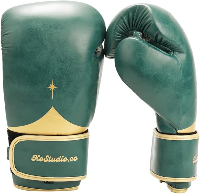 Boxing Gloves for Men & Women - Leather Gloves for Heavy Bag, Punching Bag,Muay Thai, MMA, Kickboxing, Gym Training, Sparring Pro-Style Guantes de Boxeo 12oz 14oz 16oz