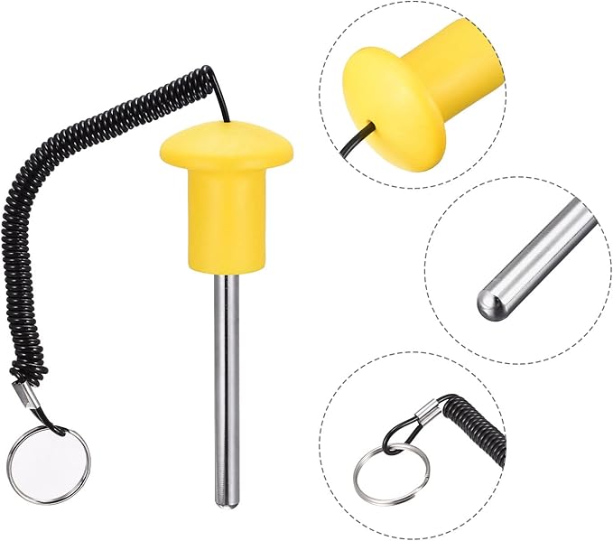 uxcell Weight Stack Pin with Pull Rope Magnetic Strength Training