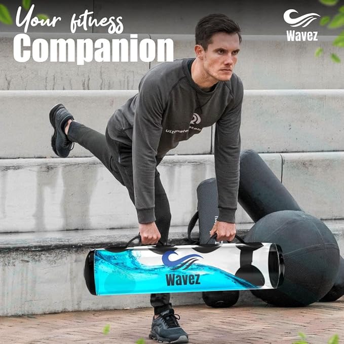 Aqua Bag Fitness Equipment – upto 48lbs Core Pump,3 Dyes,Drawstring