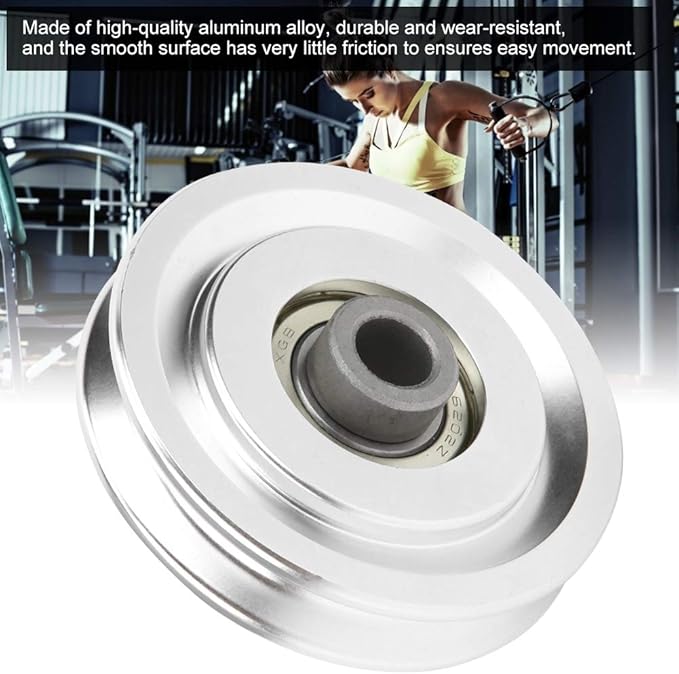 Alomejor Fitness Pulley 70 80mm Universal Bearing Pulley
