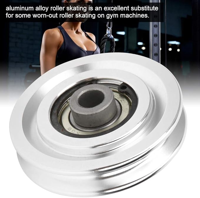 Alomejor Fitness Pulley 70 80mm Universal Bearing Pulley