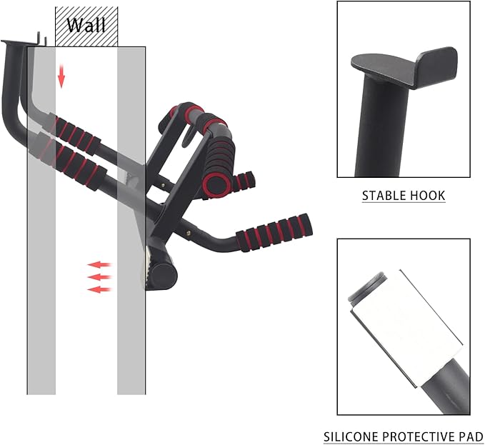 NEWAN Pull Up Bar for Doorway,Adjustable Width Indoor