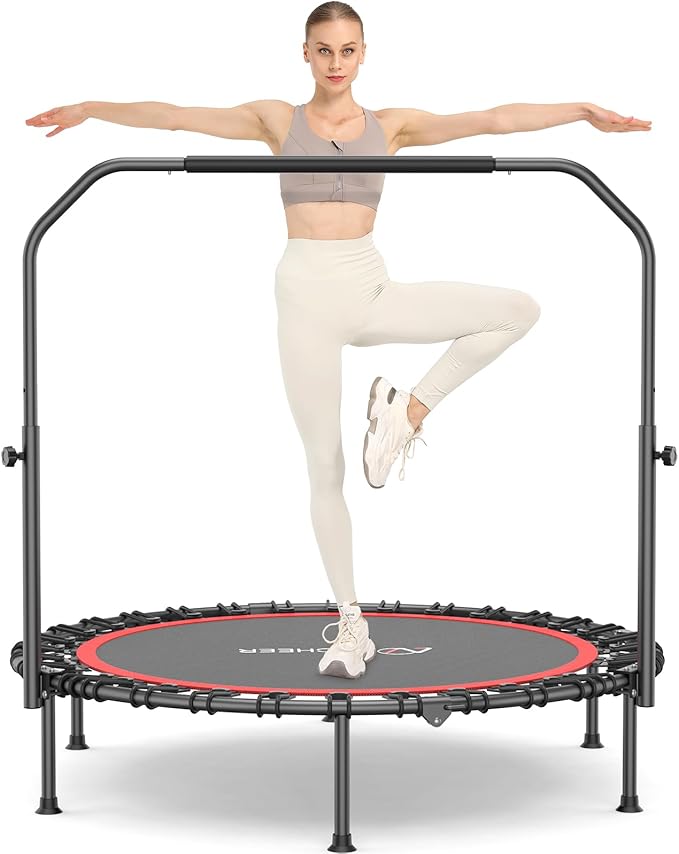 ANCHEER 40/48" Foldable Mini Trampoline 550LBS Max