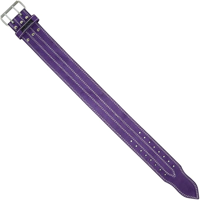 MRX Powerlifting Leather Belt 4" Wide 10mm Thickness 2 Prong