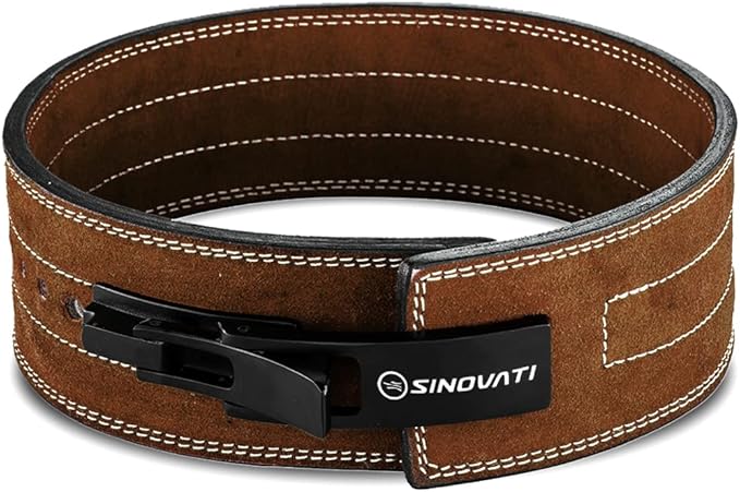 Weight-lifting belt for men with lever buckle 8.5cm / 10cm Height