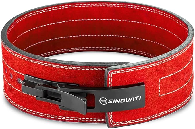 Weight-lifting belt for men with lever buckle 8.5cm / 10cm Height
