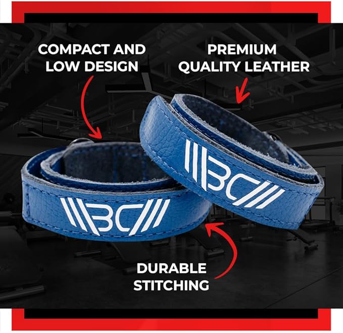 WARM BODY COLD MIND Leather Wrist Wraps for Weightlifting, Powerlifting, Gym – Wrist Support for Men & Women – Heavy Duty Wrist Straps for Strength Training