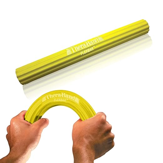 THERABAND FlexBar, Tennis Elbow Therapy Bar, Relieve Tendonitis