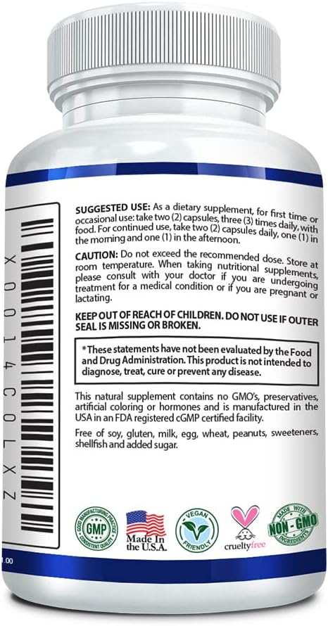 Research Verified Colon Detox Cleanse - #1 Colon Cleansing & Detox Treatment - 100% Natural w/Probiotics & 19 Tested Ingredients - 100% Money Back - 1 Bottle Supply