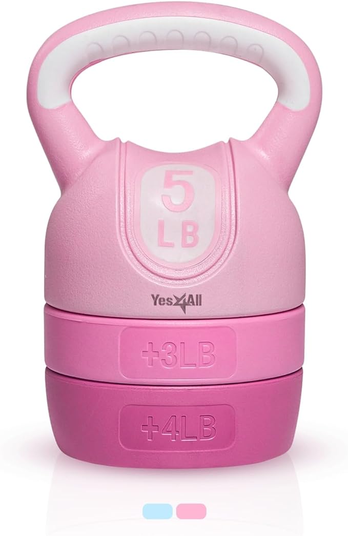 Yes4All Kettlebell Sets - Adjustable Kettlebell Set