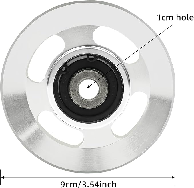 Universal Bearing Pulley Wheel for Cable Machine Gym Equipment Part Garage Door