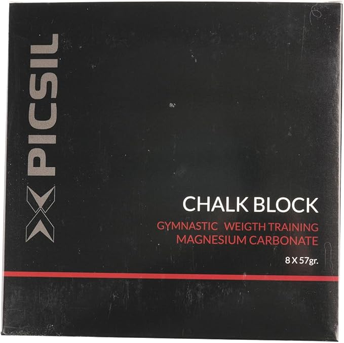 PICSIL Chalk Block - Magnesium in Block or Dust for Gymnastics, Climbing, Weightlifting, Dance Bar, Crosstraining. Make The Best Grip in All Your Activities