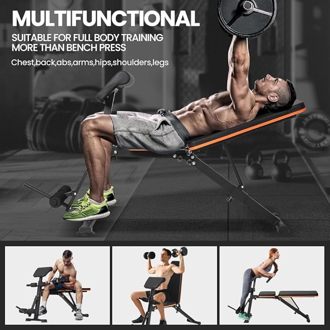 Panana Multi-Functional Gym Bench Adjustable Weight Bench Workout