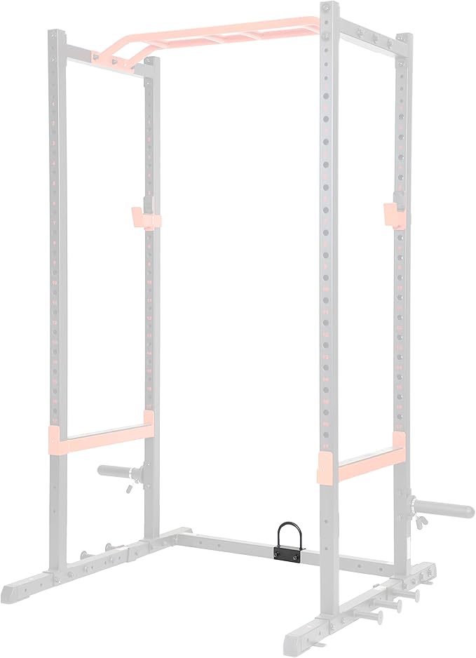 Sunny Health & Fitness Power Cage Squat Rack Upgrade Attachments, Dip Bar, Plate Bar Holder, Belt Squat, J Hook, Lat, Adapter, U Ring, Pull Up Bar, Landmine, Captain's Chair, Tricep Rope For Home Gym