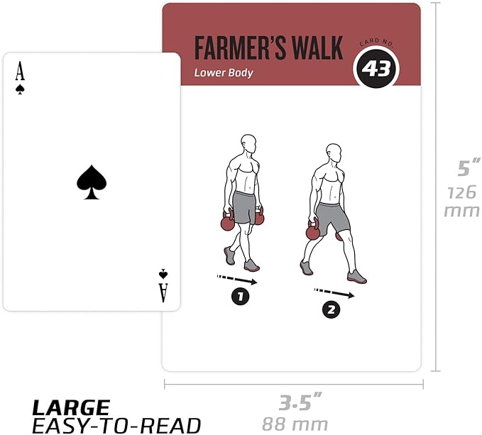NewMe Fitness Kettlebell Workout Cards