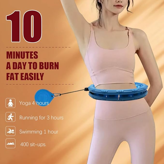Weighted Fit Hoop 2 in 1 Abdomen 60inch 30 30 Knots,47inch Knots,47inch 24 24 Knots,Great