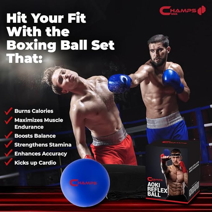 CHAMPS MMA Boxing Reflex Ball -Improve Reaction Speed