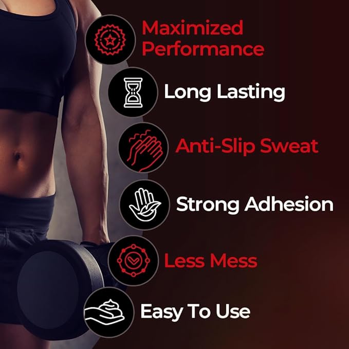 GRIPT White Liquid Chalk Hand Grip Gym Weightlifting Rock Climbing Bouldering Gymnastics Crossfit Mess Less Sweat Resistant Long Lasting Professional Gel Chalk 100ml