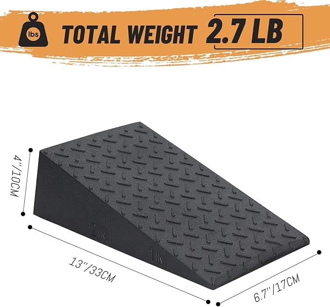 Squat Wedge,2 PCS Slant Board for Squats Height