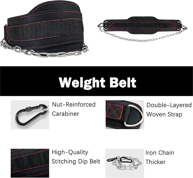 Dip Belt Weight Lifting Belt with Heavy Duty