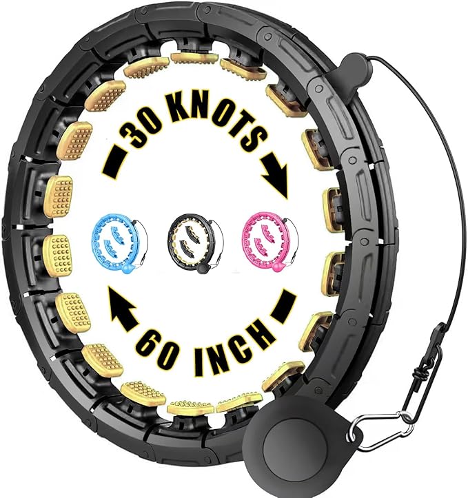 Weighted Fit Hoop 2 in 1 Abdomen 60inch 30 30 Knots,47inch Knots,47inch 24 24 Knots,Great