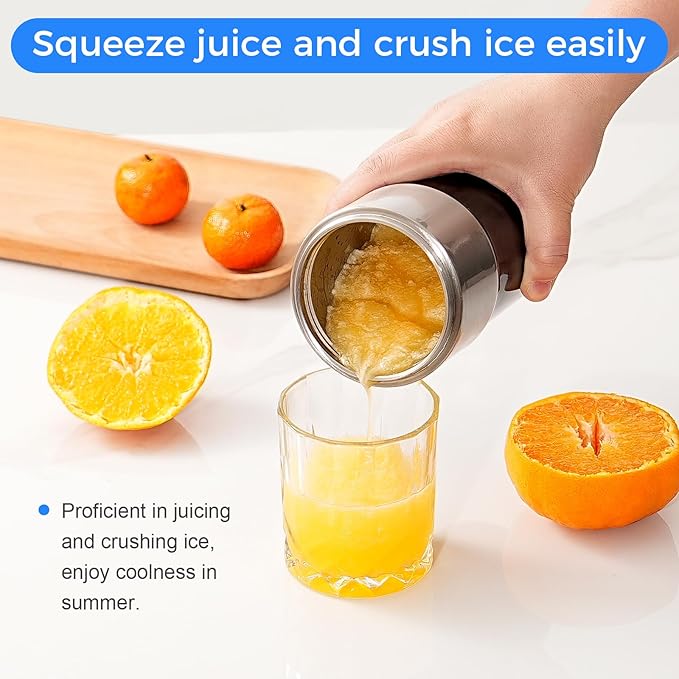 Flip Portable Blender,protein shaker,for-Smoothies, Shakes, Juicing,Egg white Powder,with Insulated Cup, USB Charging, Easy to Clean ,Black.