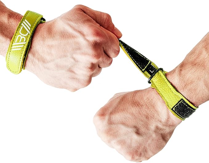 WARM BODY COLD MIND Leather Wrist Wraps for Weightlifting, Powerlifting, Gym – Wrist Support for Men & Women – Heavy Duty Wrist Straps for Strength Training
