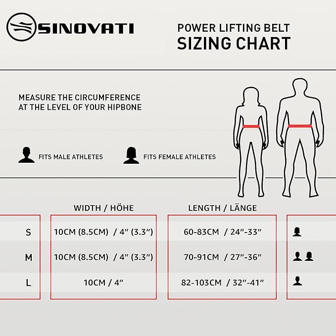 Weight-lifting belt for men with lever buckle 8.5cm / 10cm Height