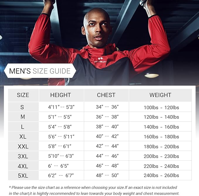 HOTSUIT Sauna Suit for Men Sweat Sauna Jacket