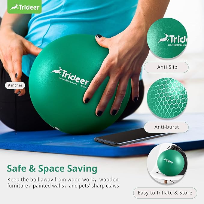 Trideer Exercise Balls Physical Therapy 9 Inch