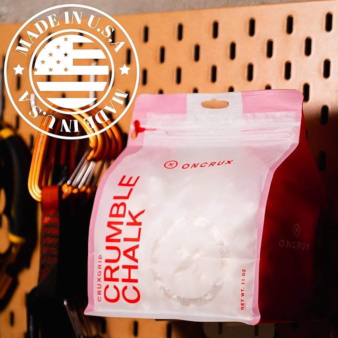 Crumble Chalk - Chunky Rock Climbing Chalk - Professional Hand Chalk for Weightlifting, Crossfit, Powerlifting 11 oz.