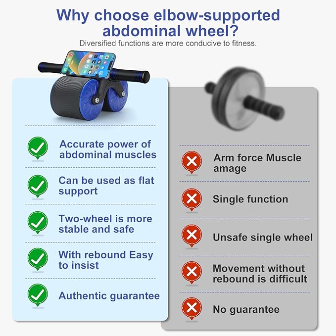 Automatic Rebound Abdominal Wheel