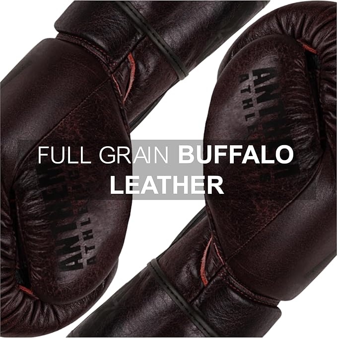 Anthem Athletics Stormbringer Full Grain Leather Boxing Gloves Men Women Muay Thai Gloves 12 oz 14 oz or 16 oz Boxing Gloves