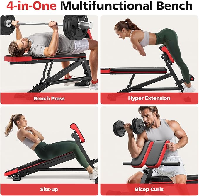 FLYBIRD 4 in 1 Workout Bench