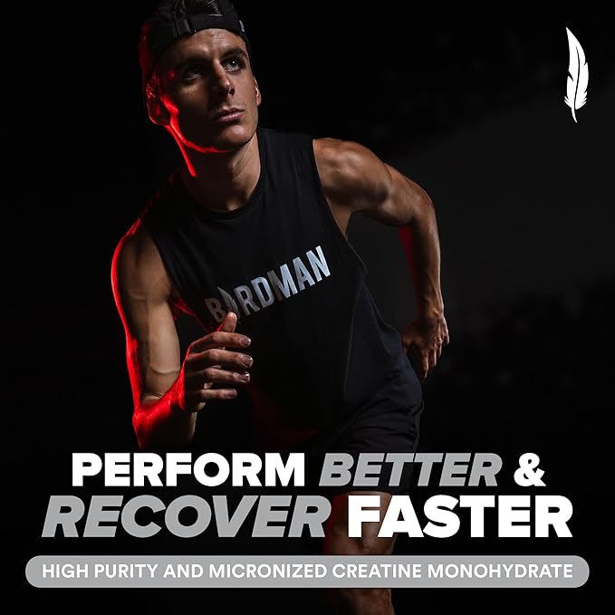 BIRDMAN Micronized Creatine Monohydrate Powder 80 Servings (5 Grams 0.8lb