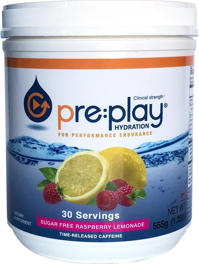 Hydration and Energy Drink Powder, Raspberry Lemonade - 30 Serving Tub