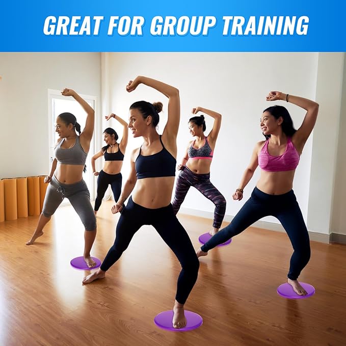 Wettarn 24 Pcs Core Sliders for Working Out