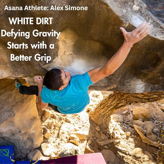 White Dirt Climbing Chalk (12oz/340g) 100% Pure Magnesium Carbonate for Rock Climbing and Bouldering - Gym Chalk for Gymnastics, Weightlifting, Sports and Other Athletic Activities - Loose and Chunky