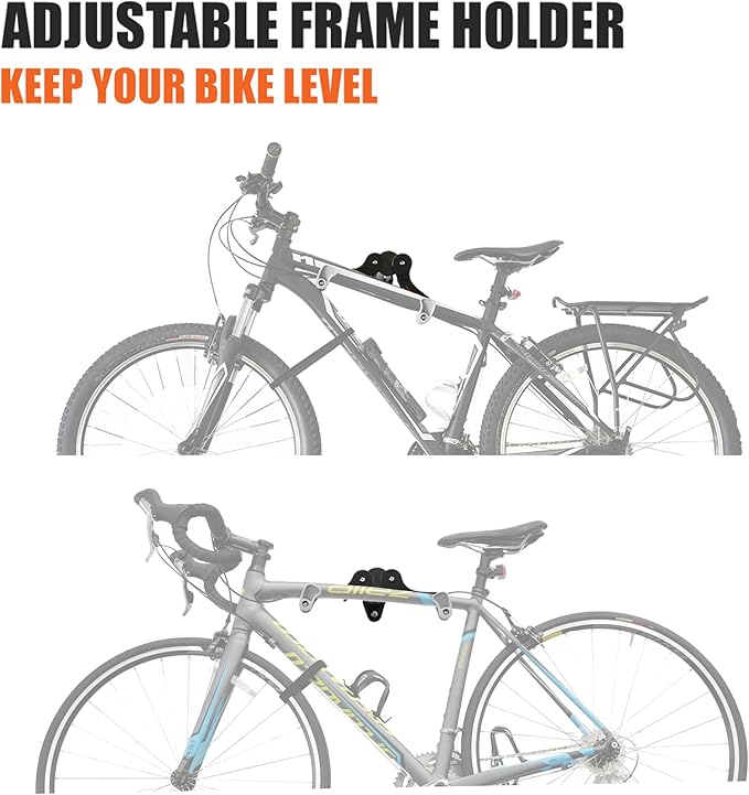 Ibera Wall Mount Hanger, Indoor Bicycle Hook Holder Storage Rack for Home or Garage