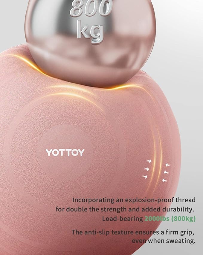 Anti-Burst Exercise Ball for Working Out
