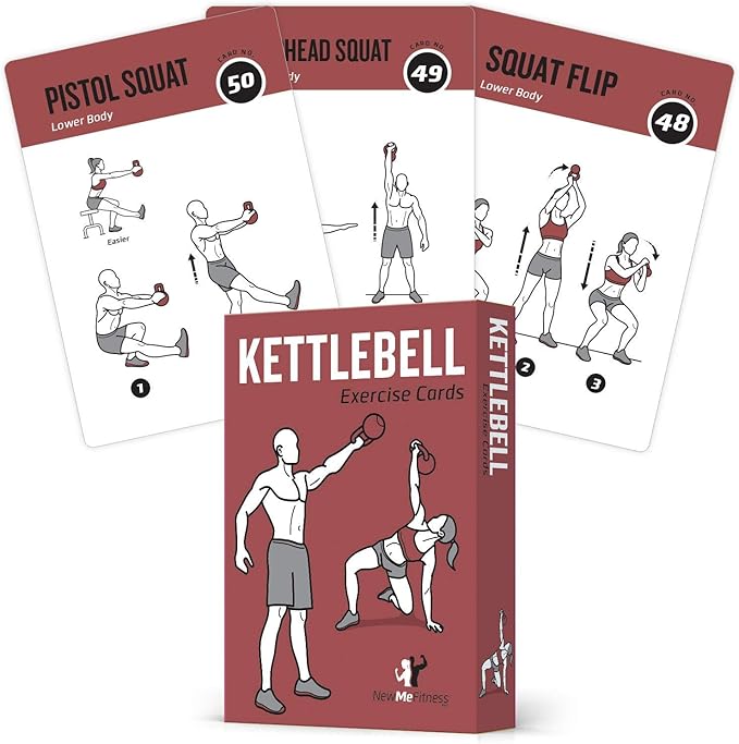 NewMe Fitness Kettlebell Workout Cards