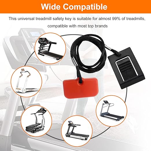 Treadmill Magnet Safety Key for Proform, Image, Weslo, Reebok, Epic, Golds Gym, Freemotion, and Healthrider Treadmills