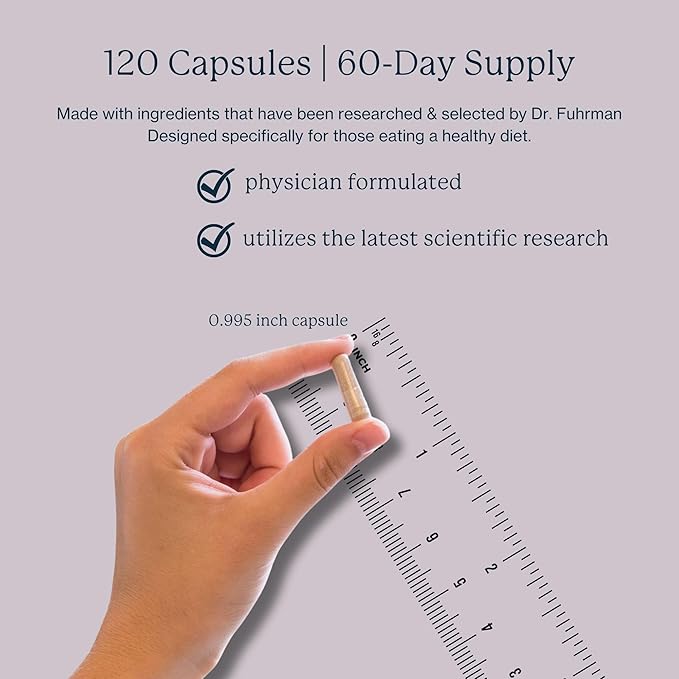 Dr. Fuhrman's Gentle Prenatal Multivitamin & Mineral Supplement with Iron - 120 capsules