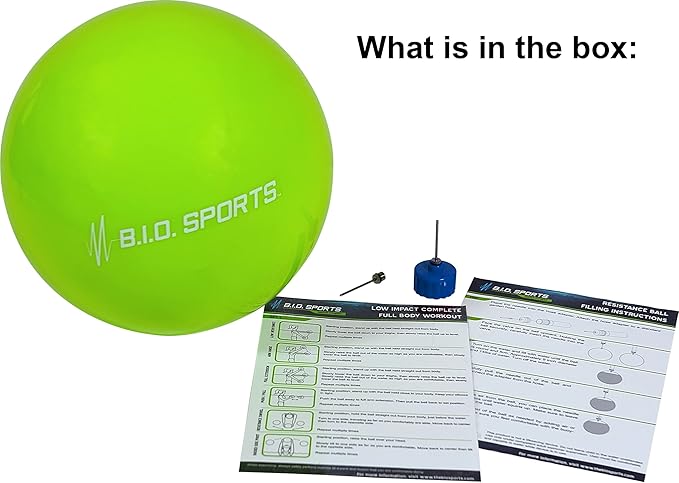 BIO Sports Water Resistance Ball for Low Impact