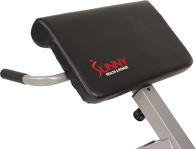Sunny Health & Fitness Foldable Hyperextension Roman Chair