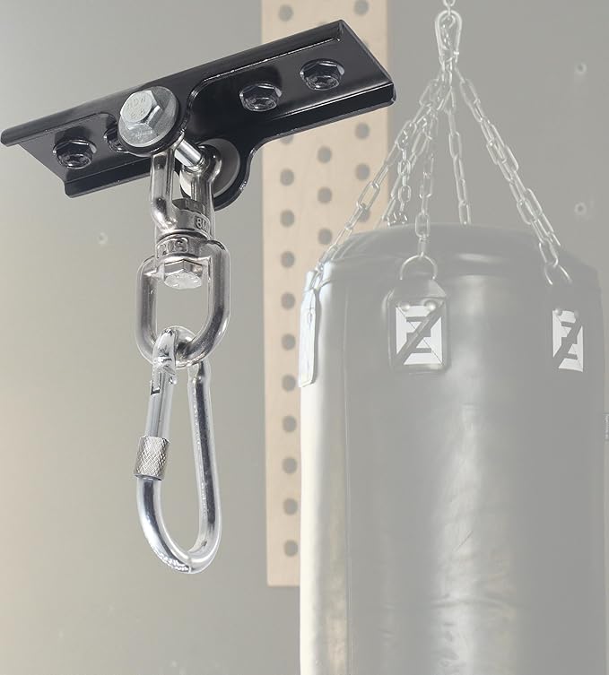 Upgraded 360° Swivel Heavy Bag Mount for Punching Bag Hanger. Heavy Bag Hanger for Yoga, Gym, Swing Chairs, and Hammocks Heavy Bag Mount. Punching Bag Hanger, Box Bag Hanger for Hanging Heavy Bag.