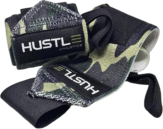 Wrist Wraps for Weightlifting (USPA Approved) - 18" or 12" Premium Quality Weight Lifting Wrist Straps - Best Gym Wrist Wraps with Thumb Loop for Powerlifting & Weight Training for Men & Women