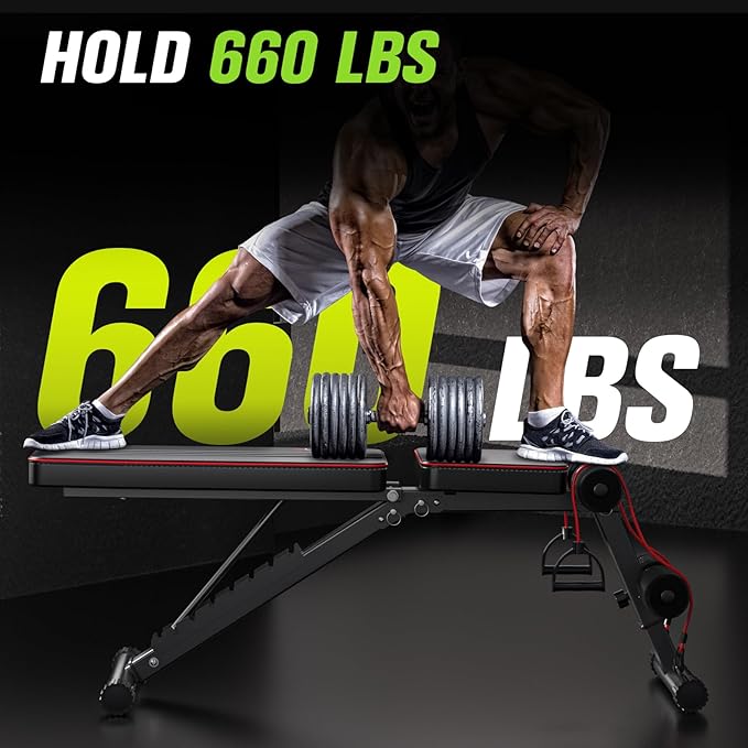 Adjustable Weight Bench 660 LBS