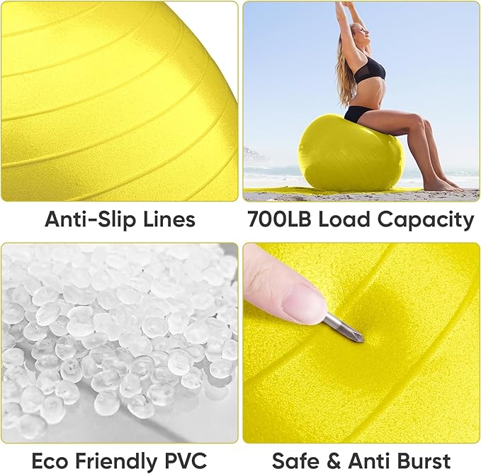 APEXUP Yoga Ball Exercise Ball